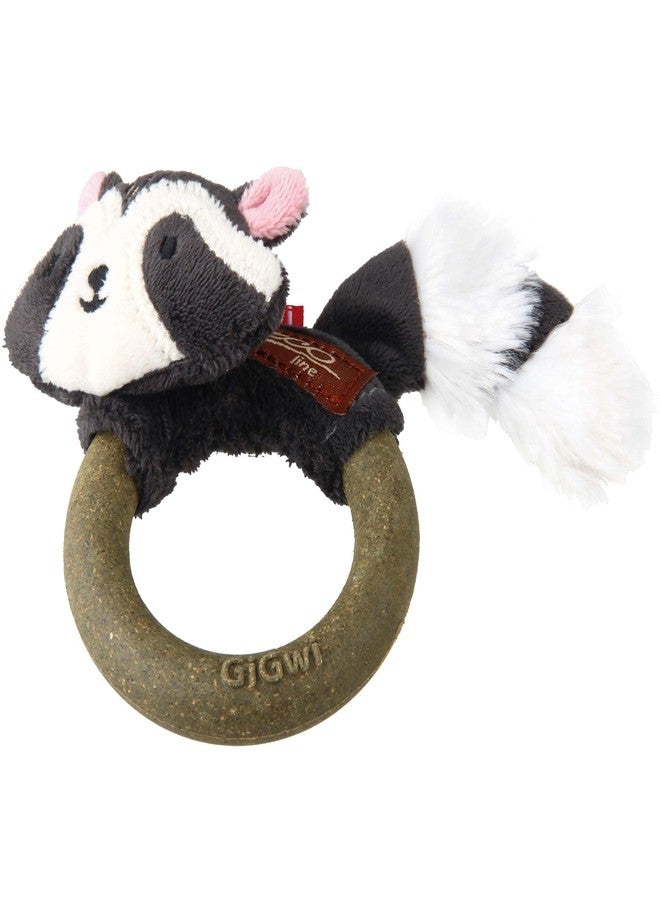 GiGwi Eco Line Raccoon Silvervine Ring, Interactive Soft Plush Cat Toy, Eco-Friendly Dental Chew for Oral Health, Promotes Hunting Instincts, Relaxation, Batting, Reduces Boredom, for Cats, Kittens - Image 4